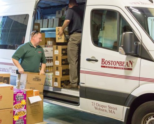 bostonbean delivery truck