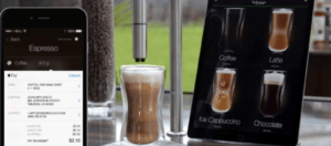 touchless and safe coffee machine